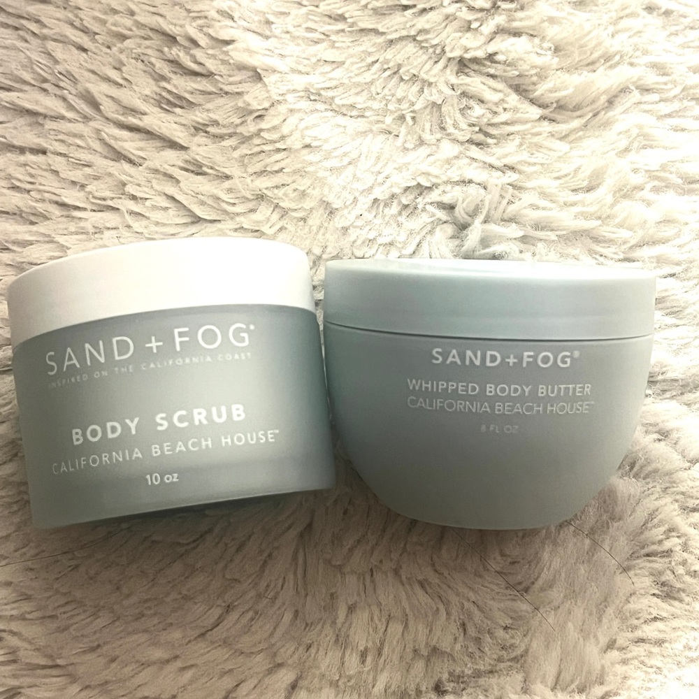 SAND+ FOG WHIPPED BODY SCRUB SET - CALIFORNIA BEACH HOUSE